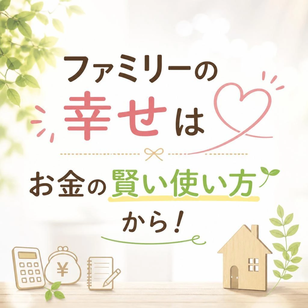 ファミリーの幸せはお金の賢い使い方から！